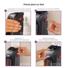 Calefactor Eléctrico 400W Premium con Temporizador y Termostato