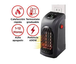 Calefactor Eléctrico 400W Premium con Temporizador y Termostato